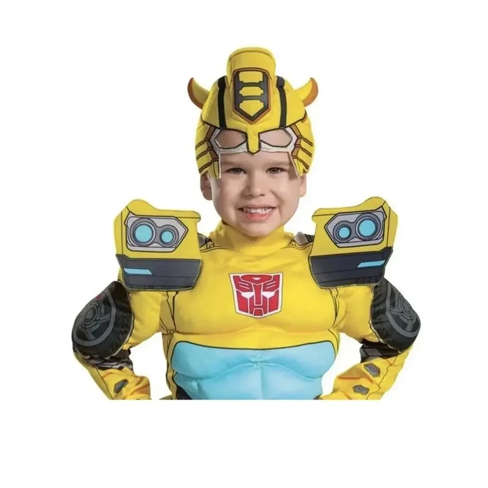 New Transformers Bumblebee Toddler Muscle Halloween Costume Size 2T Disguise